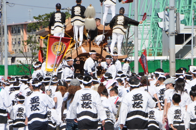 岸和田だんじり祭り 平成22年度 並松町