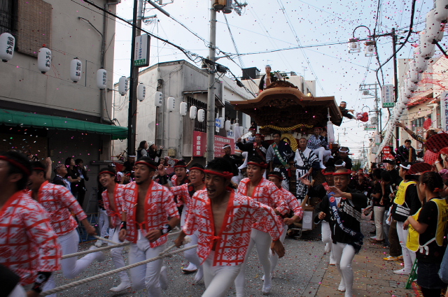 岸和田だんじり祭り 平成25年度 八木地区 荒木町