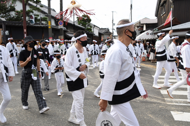 岸和田だんじり祭り 令和3年度 並松町