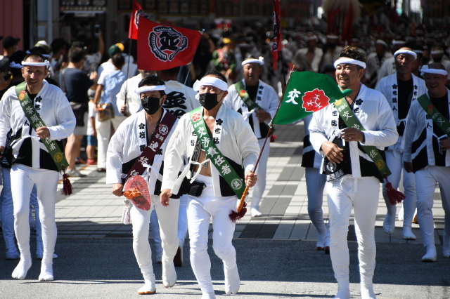 岸和田だんじり祭り 令和4年度 並松町