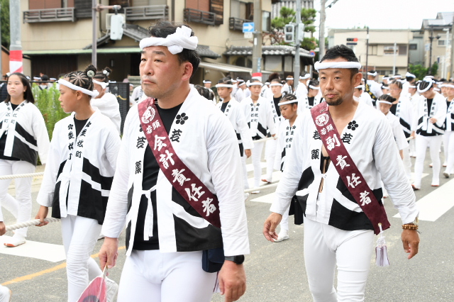 岸和田だんじり祭り 令和4年度 並松町